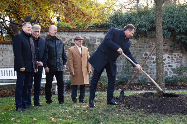 Výsadba Dubu přátelství: Symbol spolupráce zemí Visegrádské skupiny